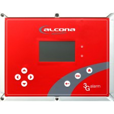 Système d'alarme 3G, ordinateur d'alarme avec écran tactile, gestion des alarmes jusqu'à 8 contacts d'alarmes et 2 sondes de température, extensible jusqu'à 48 contacts d'alarmes, texte d'alarme et message librement configuré, affiche de diagnostic étendu par ex. qualité du réseau, avoir de la carte prépaid, état de l'accu, etc., quittance d'alarme sur l'appareil ou sur le téléphone, fonction de surveillance automatique de l'appareil, accu intégré y compris surveillance cyclique du fonctionnement, antenne de téléphone mobile séparée avec 5 m de câble de raccordement, en option: connection lan et wlan, surveillance cyclique depuis un serveur central, gratuit les 2 premières années, en option: possibilité de connextion d'une sirène ou d'une lampe-flash.